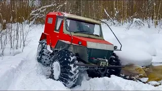 ТЕСТИМ ВЕЗДЕХОД.Пробиваем дорогу