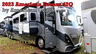 Special Treat 2023 American Dream 42Q Luxury Motorhome by American Coach