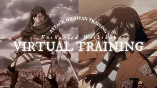 ☾.°VIRTUAL TRAINING ˚✩// physical/ athletic ability enhancer + ideal body (AOT-inspired subliminal)