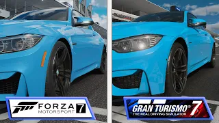 Gran Turismo 7 VS Forza Motorsport 7 | PS5 vs PC Ultra | Graphics Comparison