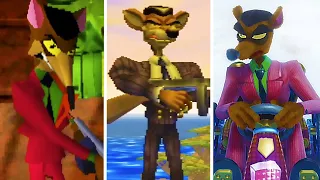 Evolution of Pinstripe in Crash Bandicoot (1996-2021)