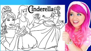 Coloring Cinderella, Gus & Jaq Mice Coloring Pages | Prismacolor Markers & Pencils