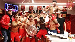 Trophy Handover, Beer Showers & Locker Room Party | FC Bayern Championship Celebration 2019