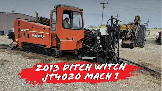 2013 Ditch Witch JT4020 MACH 1 drill demo | SOURCE: HDD