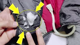 Learn how to repair an amazingly burnt jacket / Keep your jacket