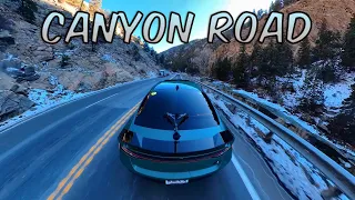 Canyon Road Drive Elantra N Chase Cam POV + Exhaust (Res Delete)