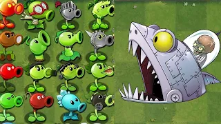 Team PEASHOOTER Vs Team ALL PLANTS Level 1 - Who 's NOOB Team? PvZ 2 Zombot Battlez