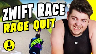 I Rage Quit my HARDEST Zwift Race Ever! - Cat D Zwift Racing