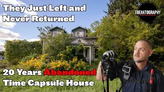 They Just Left and Never Returned | 20 Years Abandoned Time Capsule House