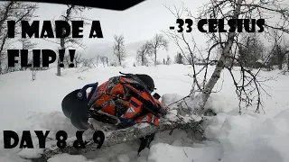 The strongest sled ever? I hit a tree! Yamaha Sidewinder MTX 270HP