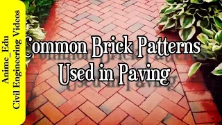 Common Brick Patterns Used in Paving // Brick Paving Patterns //