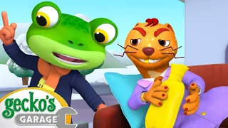 Weasel is Sick 🤒| GECKOS GARAGE 🐸 | Old MacDonald's Farm | MOONBUG KIDS | Animal Cartoons for Kids