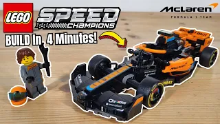 LEGO Speed Champions 76919 2023 McLaren Formula 1 Race Car - 2024 SPEED BUILD!