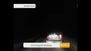 Таразда көліктің жүк салғышына адам салып ұрлап бара жатқандар ұсталды