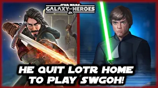 Welcoming Veiled Shot to Star Wars Galaxy of Heroes (RIP LOTR HOME)