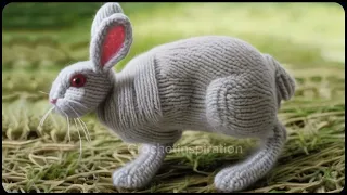Cute bunnies/ Những chú thỏ dễ thương #hanmade#cachmocthobanglen#crochetinspiration #knitting