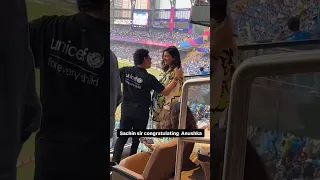 Sachin sir congratulating Anushka Sharma❤️ #viratkohli #viral #shorts