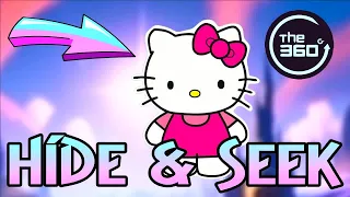 Video Challenge: Find Hello Kitty in Hide & Seek! #VR #360° #4K