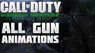 Modern Warfare Remastered All Gun Inspect Animations!