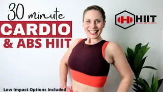 30 Minute CARDIO & ABS HIIT - ALL LEVELS Fat burner