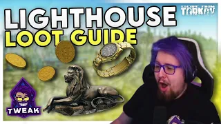 EASY LIGHTHOUSE LOOT/MONEY FARMING GUIDE! MILLIONS TO BE MADE $$$ | Escape from Tarkov | Tweak