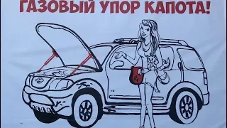 Газовые упоры на капот за 10 минут