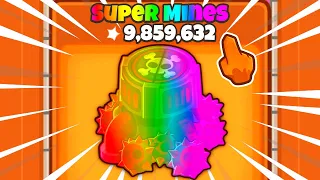 I popped 9,859,632 bloons with a HYPERSONIC super mines... (Bloons TD Battles 2)