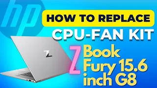 How to Replace CPU Fan Assy hp ZBook fury.