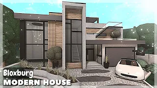 BLOXBURG: Modern House Speedbuild | Roblox House Build