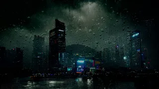 Cyberpunk City: A Rainy Sleep Music Experience