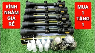 kính ngắm pcp loại 1| mua 1 tặng 1 kính bushnell 3-9x40| ống ngắm giá rẻ, siêu nét, chỉnh tâm