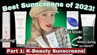 Best K-Beauty Sunscreens! | 2023 Best Skincare Products