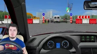 ЧТО БУДЕТ ЕСЛИ ЕЗДИТЬ ПО ПРАВИЛАМ в CITY CAR DRIVING + РУЛЬ