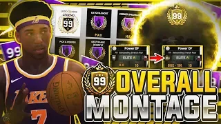 99 OVERALL MONTAGE • PRELUDE TO 99 OVERALL (HOW I BECAME A 99 OVERALL REBOUNDING STRETCH) NBA 2K19