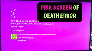 How to Fix Pink Screen Of Death Error in Windows 11