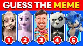 Guess the Meme & Who's Singing 💖🎶🌟 Salish Matter, Lay Lay, MrBeast, Elsa, Kungfu Panda 4, Tenge