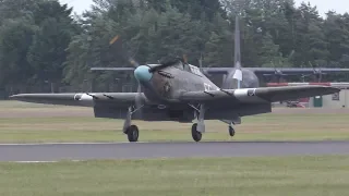 [4K] (RIAT 2019) RAF Spitfire & Hurricane Display