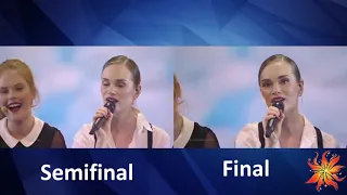 Denmark - Leonora - Love Is Forever - semifinal vs Final - Eurovision 2019