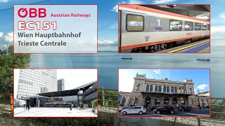 🇦🇹 Vienna to 🇮🇹 Trieste train trip with Austrian Railways in First Class
