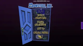 Monsters, Inc  2013 DVD Menu Walkthrough