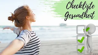 ✅Checkliste Gesundheit ✅ Die wichtigsten Tipps um gesund und fit zu bleiben 🥦👟☀️🛌