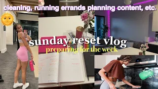 sunday reset vlog: preparing for the week (planning, cleaning, errands, etc.) | alyssa howard 🦋
