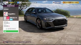 Forza Horizon 5 Auction House Sniping Audi RS6 2021