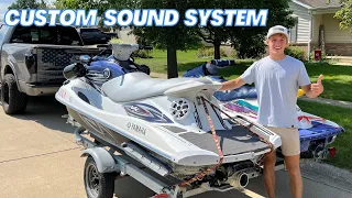 How To Install Sound System On A Jetski!