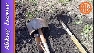 Бур своими руками. Бур и разбуриватель для ручного бурения. / Homemade earth auger. Earth drill. DIY