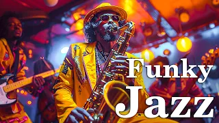 Elevate Your Day With Smooth Funky Jazz Saxophone 🎶  Uplifting Jazz For A Positive Day