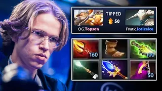 OG.Topson can WIN MID on ANY HERO — Techies destroying Tims and iceiceice