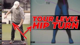 The Key To A Better Golf Swing 🔑| Hip Turn & Tilt ↪️