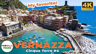 Vernazza, Italy Walking Tour 4K - The BEST of Cinque Terre!