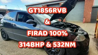 Seat ibiza pd  1.9tdi  314BHP   with gt1856rvb and firad 100  #skillaturbos #helderputoperformance